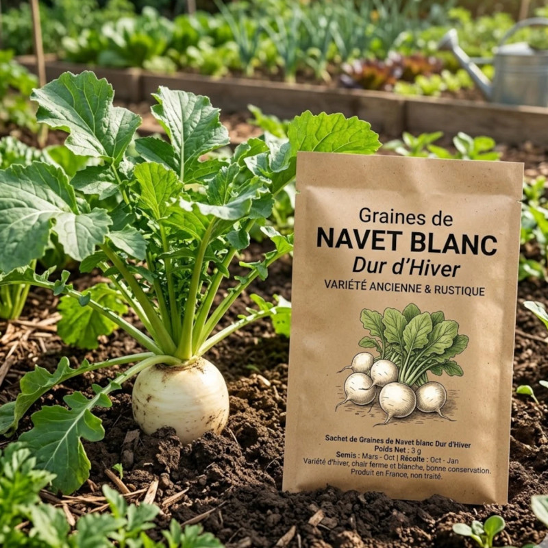 Graines de Navet blanc Dur d'Hiver
