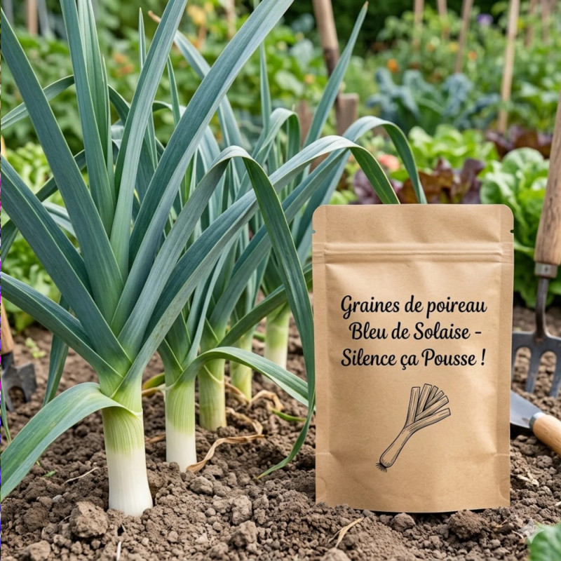 Graines de poireau Bleu de Solaise - Silence ça Pousse !