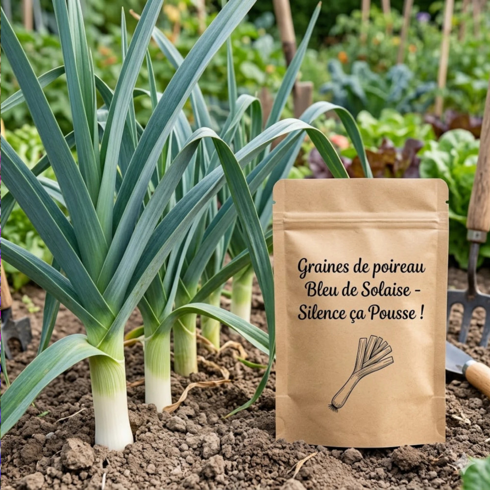 Graines de poireau Bleu de Solaise - Silence ça Pousse !