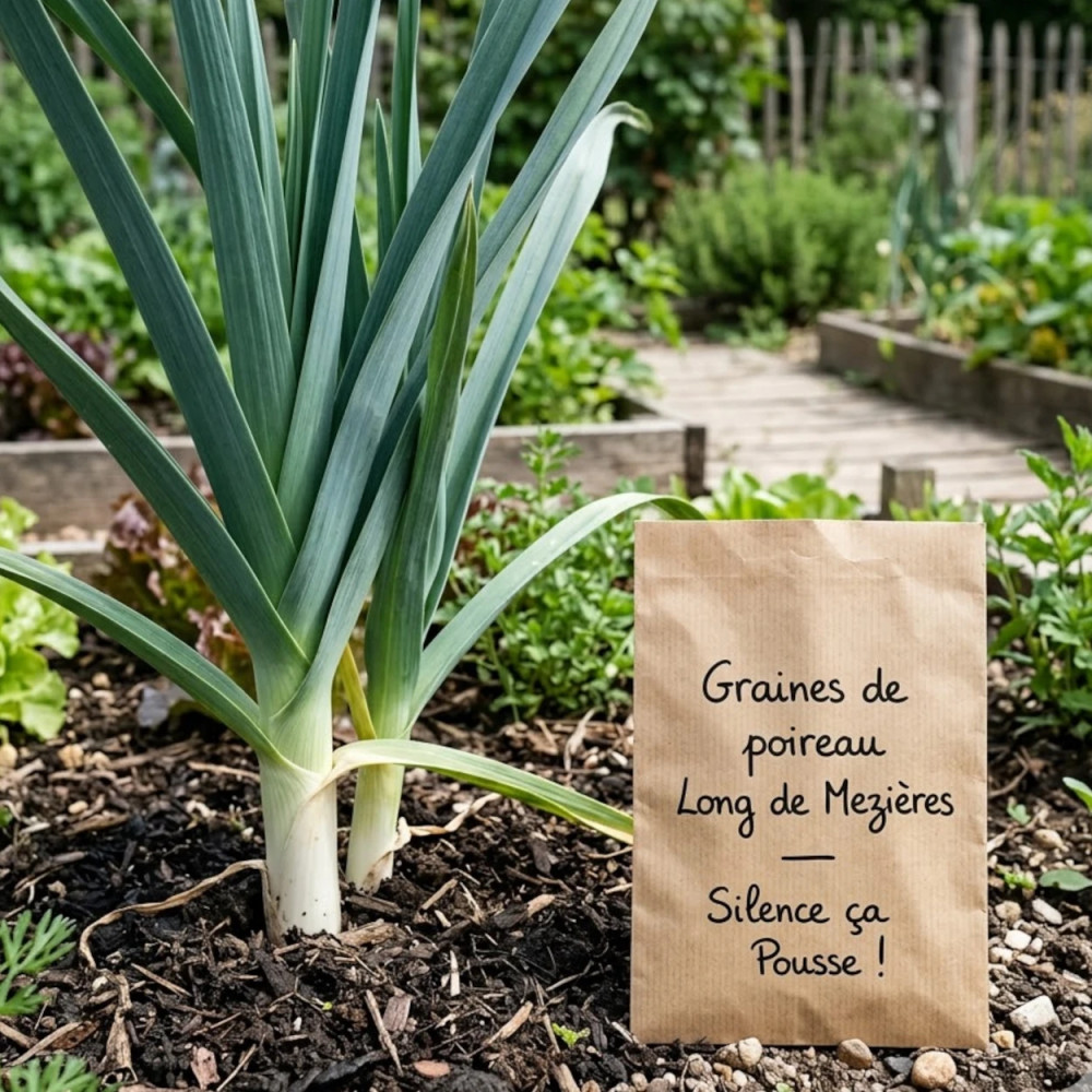 Graines de poireau Long de Mezières - Silence ça Pousse !
