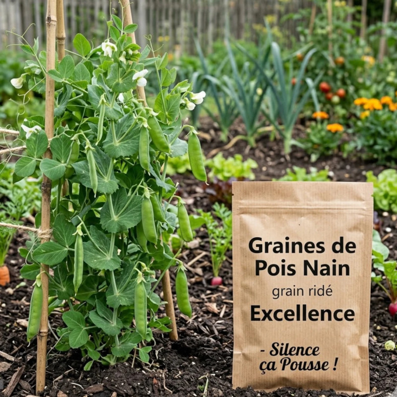 Graines de Pois Nain grain ridé Excellence - Silence ça Pousse !