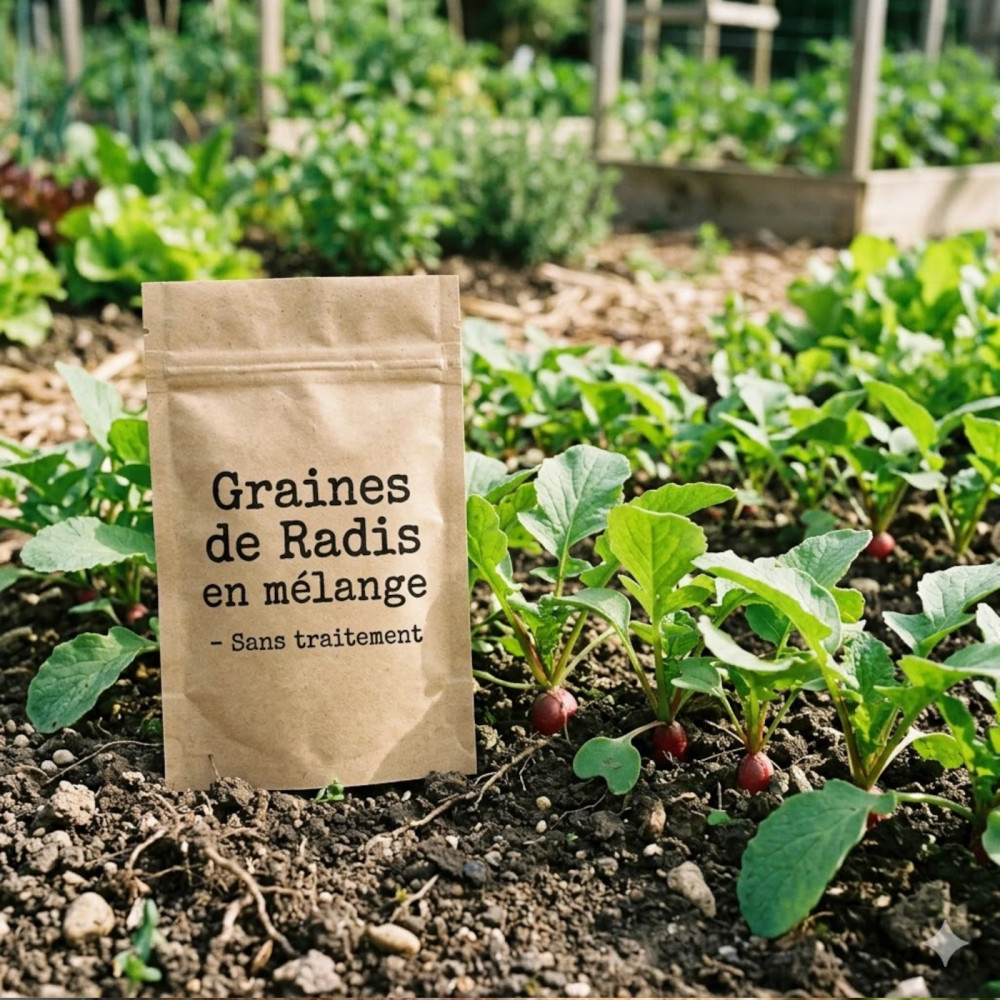 Graines de Radis en mélange - Sans traitement