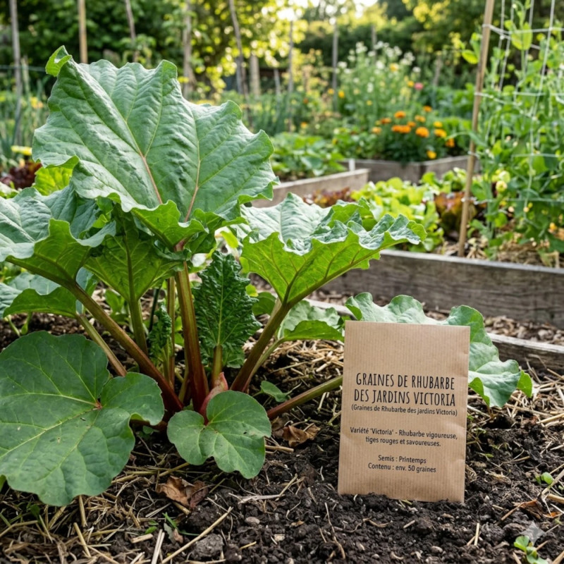 Graines de Rhubarbe des jardins Victoria