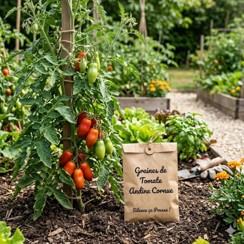 Graines de Tomate Andine Cornue - Silence ça Pousse !