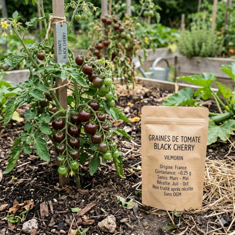 Graines de Tomate Black Cherry - Vilmorin