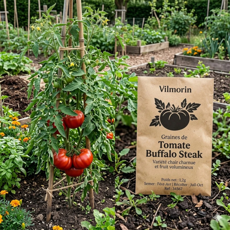 Graines de Tomate Buffalo Steak - Vilmorin