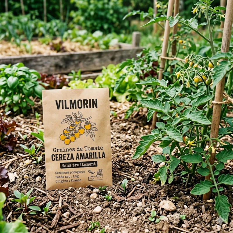 Graines de Tomate Cereza Amarilla - Sans traitement - Vilmorin