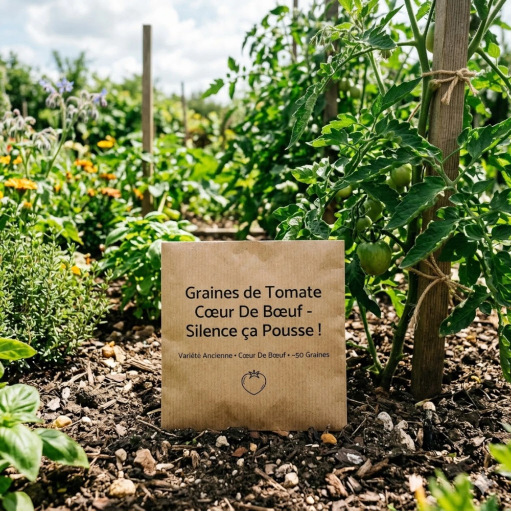 Graines de Tomate Cœur De Bœuf - Silence ça Pousse !