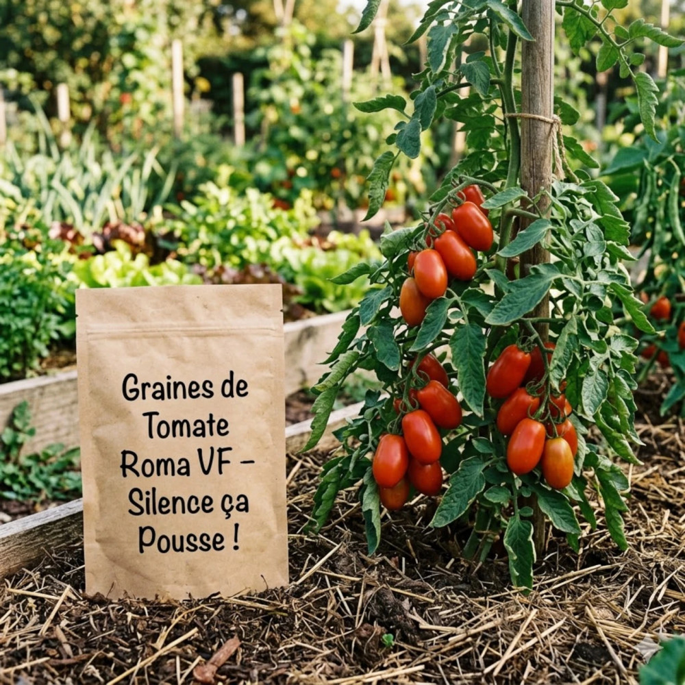 Graines de Tomate Roma VF - Silence ça Pousse ! Graines de Tomate Roma VF - Silence ça Pousse !
