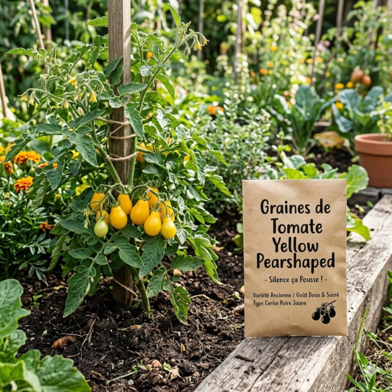 Graines de Tomate Yellow Pearshaped - Silence ça Pousse !