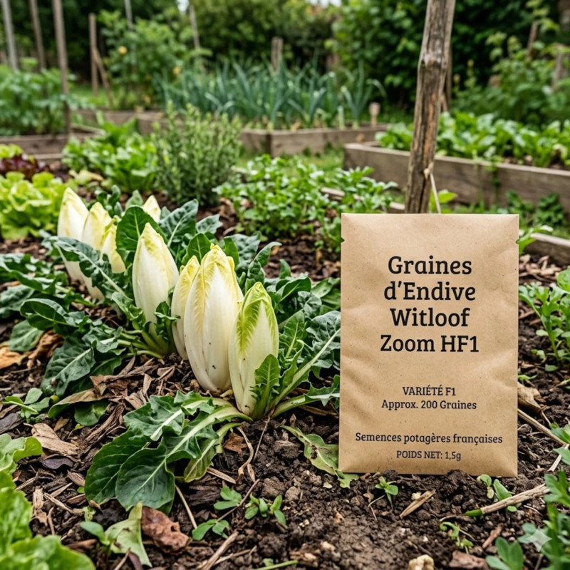 Graines d'Endive Witloof Zoom HF1