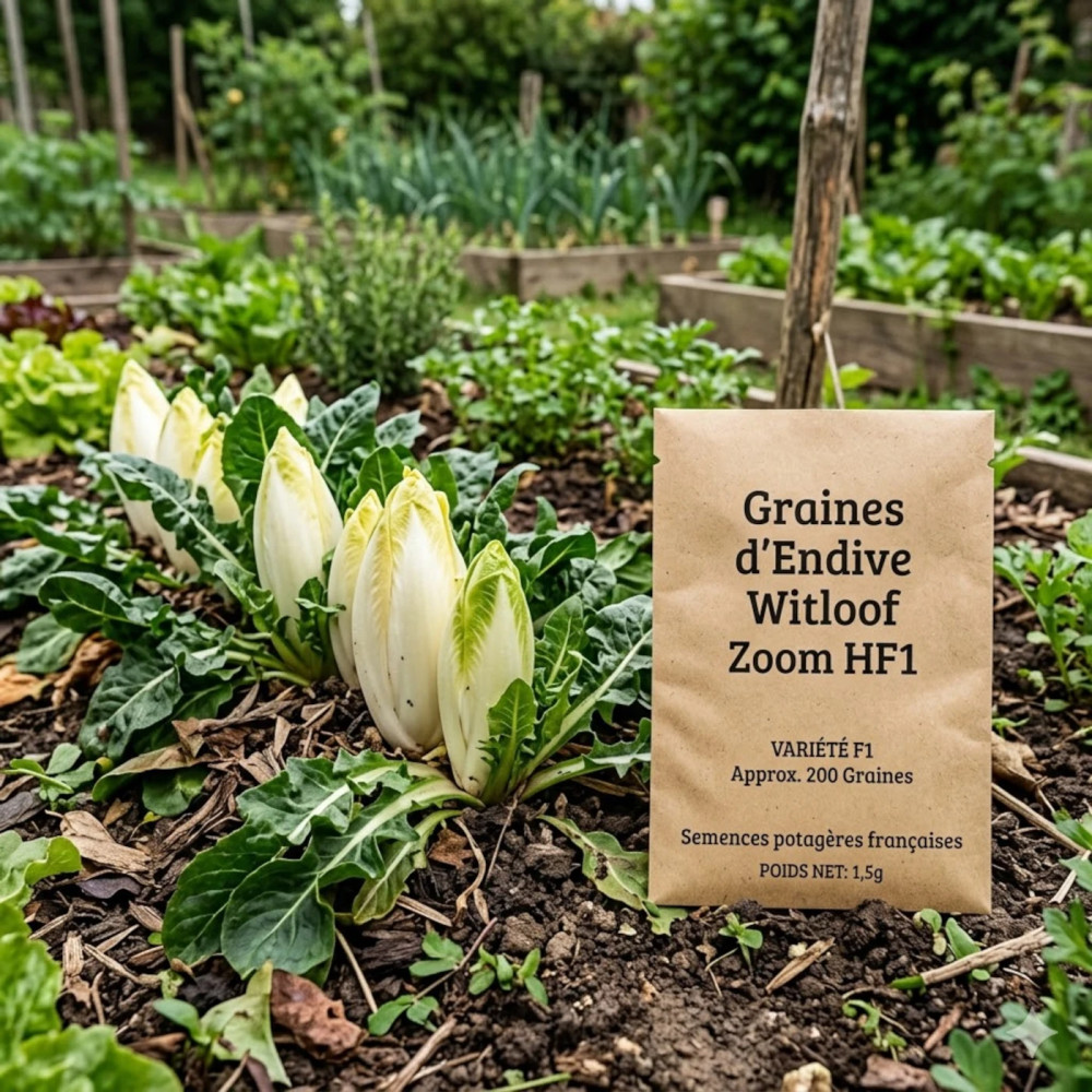 Graines d'Endive Witloof Zoom HF1 Graines d'Endive Witloof Zoom HF1