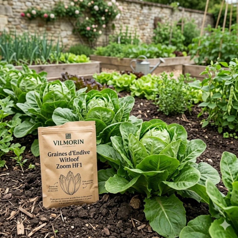 Graines d'Endive Witloof Zoom HF1 - Vilmorin