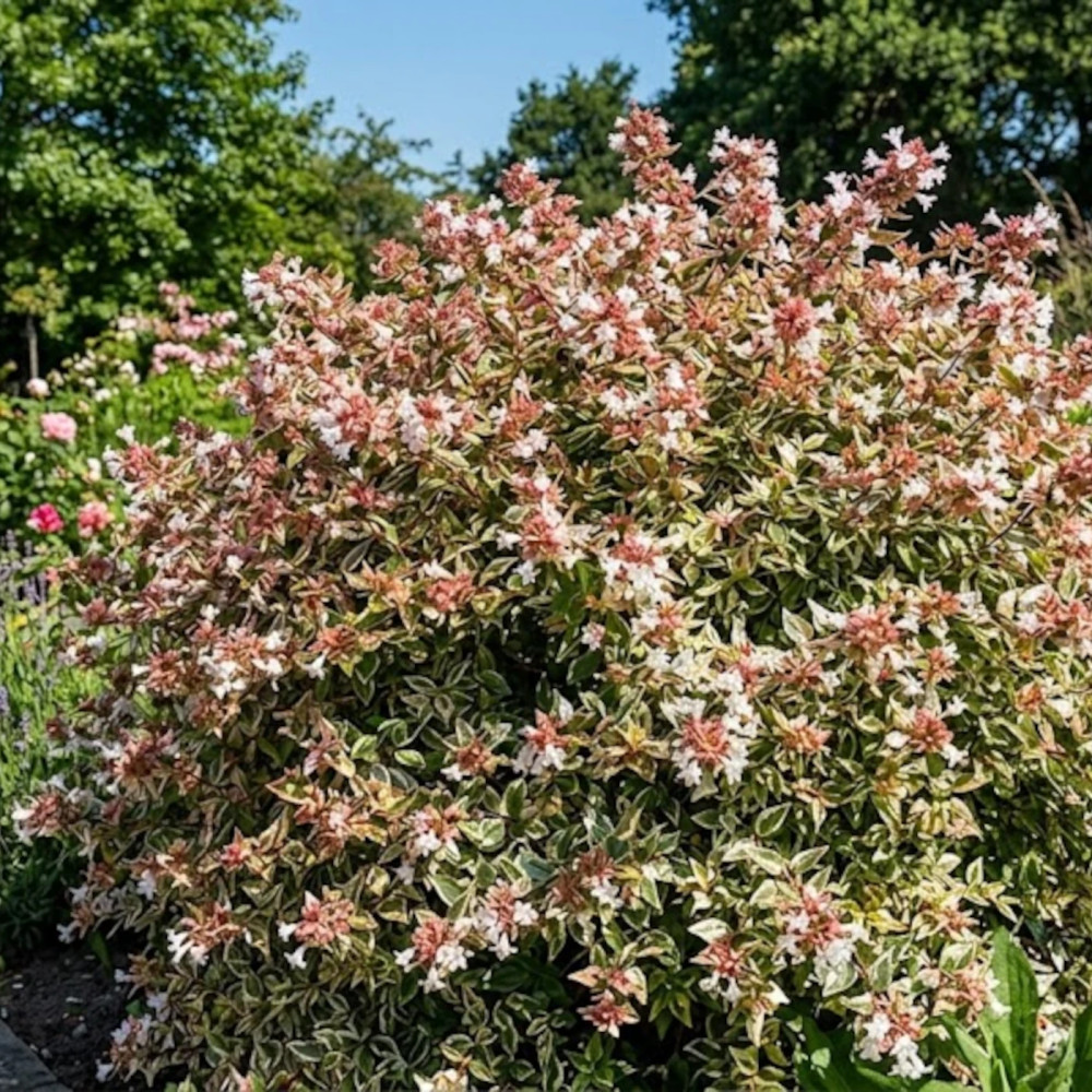Abelia Psychedelik® 'Minabtc16', Abélia à grandes fleurs