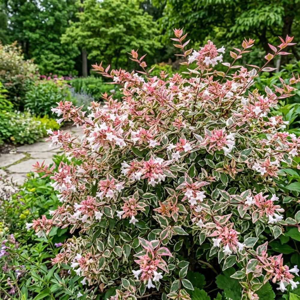 Abelia Psychedelik® 'Minabtc16', Abélia à grandes fleurs