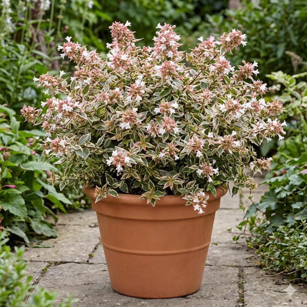 Abelia Psychedelik® 'Minabtc16', Abélia à grandes fleurs