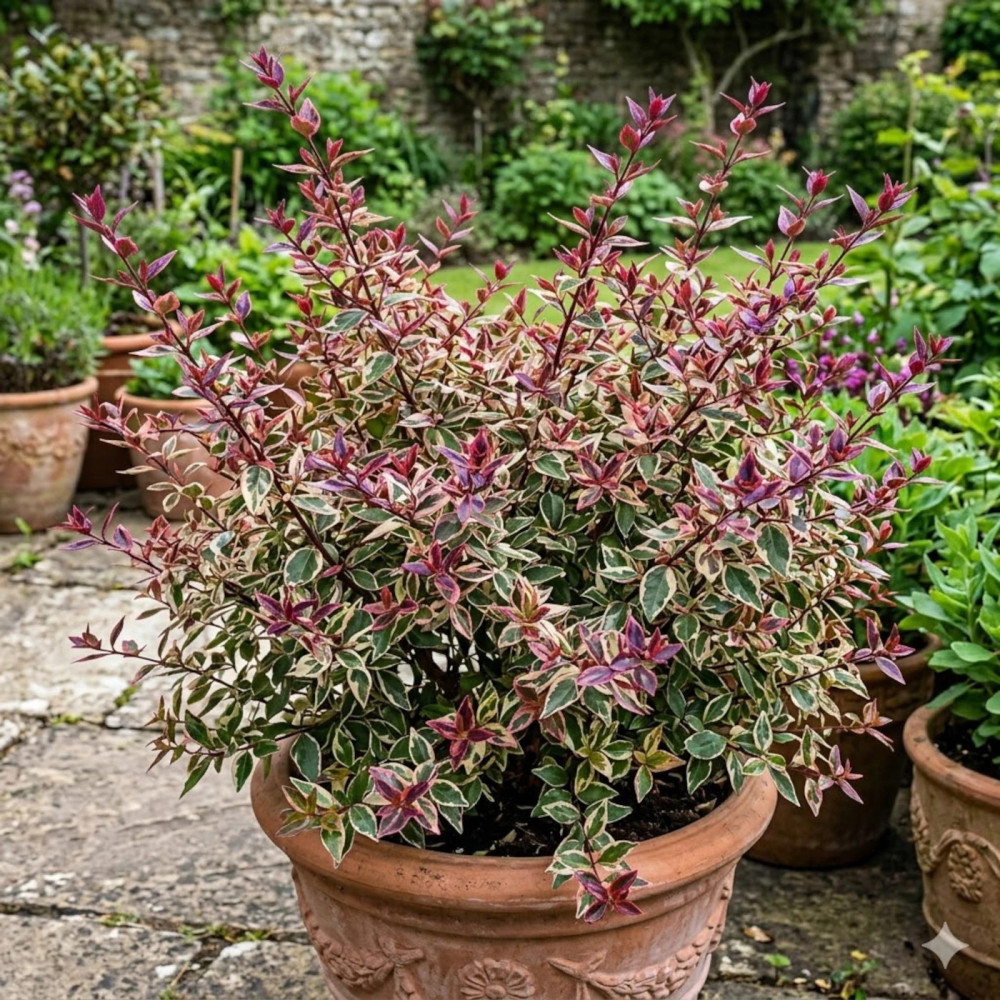 Abelia Psychedelik® 'Minabtc16', Abélia à grandes fleurs