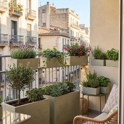 Balconnière Basalt'up Vert amande