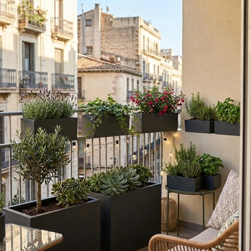 Balconnière Graphit'up Gris anthracite