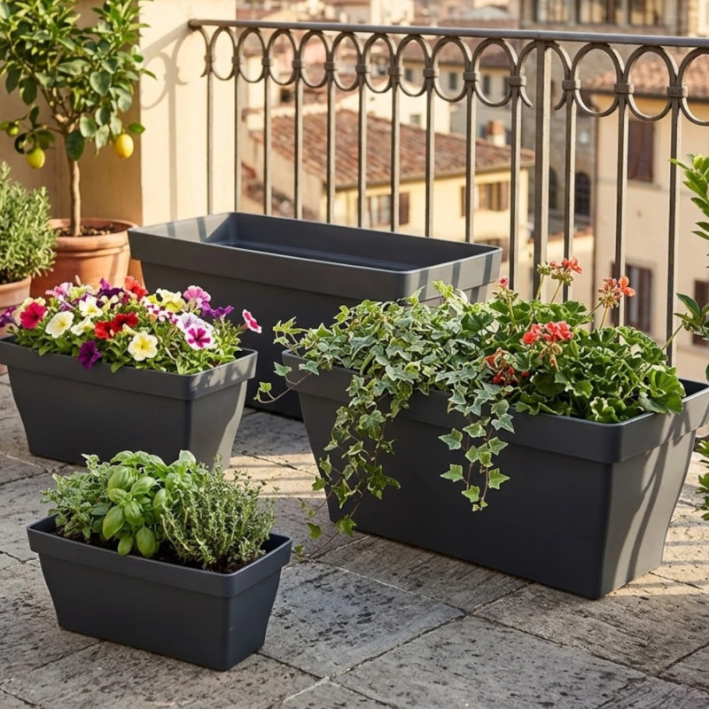 Balconnière Romeo Gris anthracite