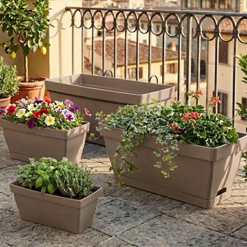 Balconnière Romeo Gris taupe