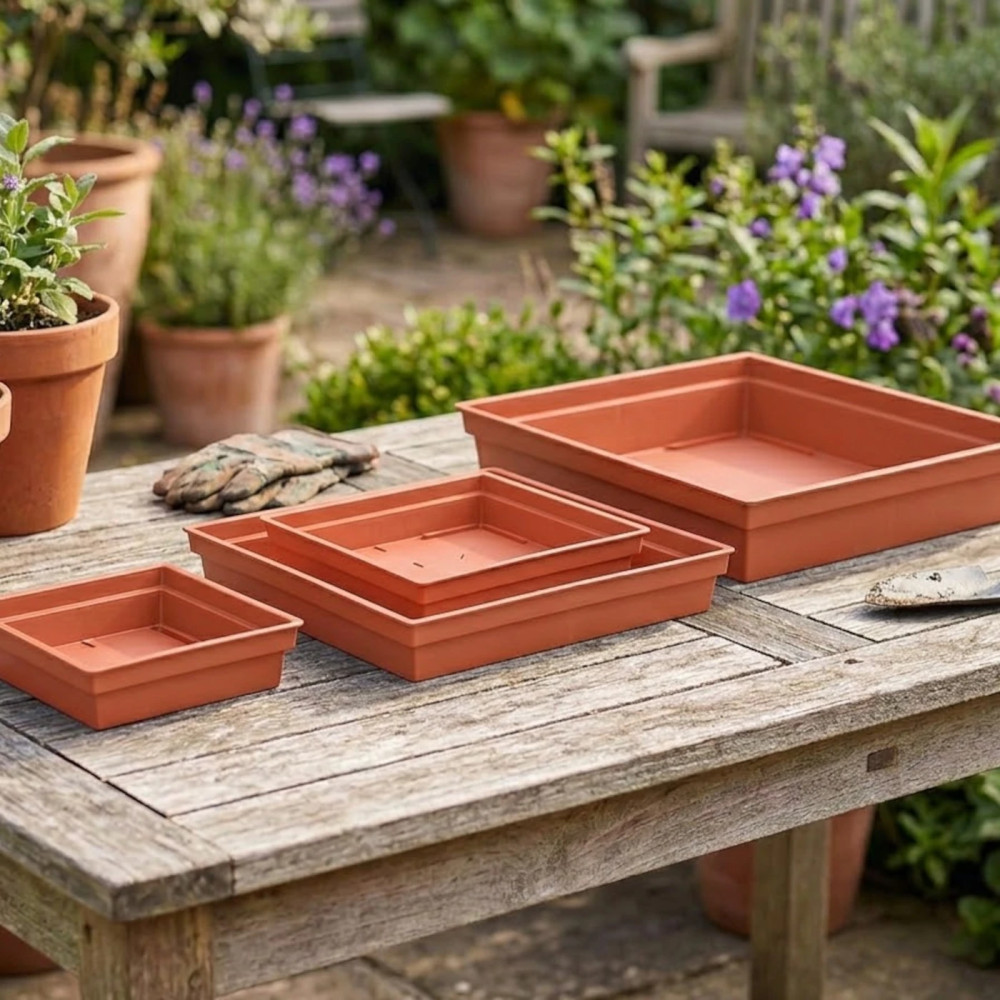 Soucoupe Toscane Orange terre battue Soucoupe Toscane Orange terre battue