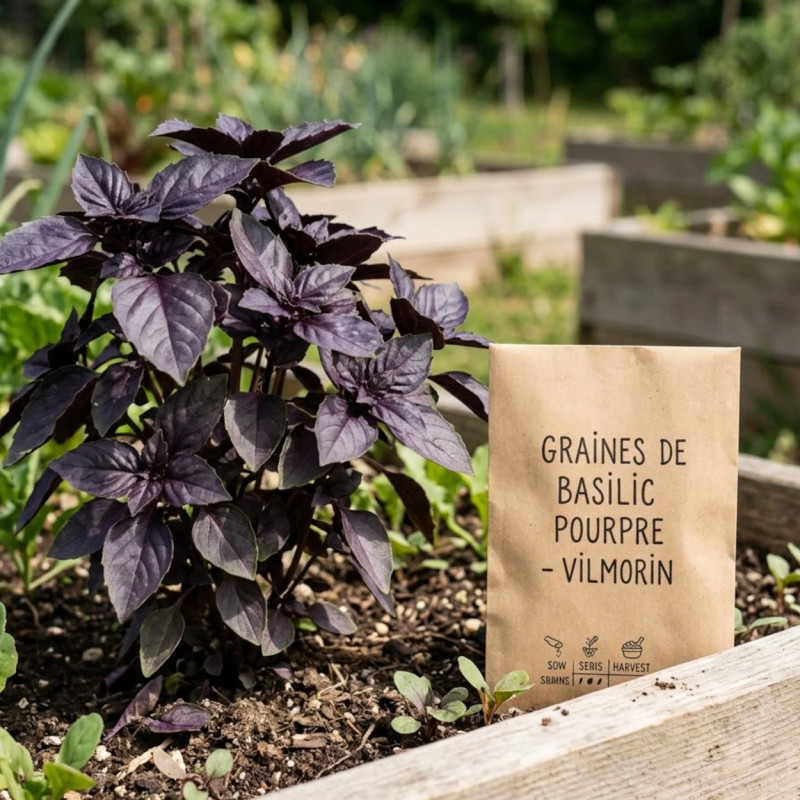 Graines de Basilic pourpre - Vilmorin