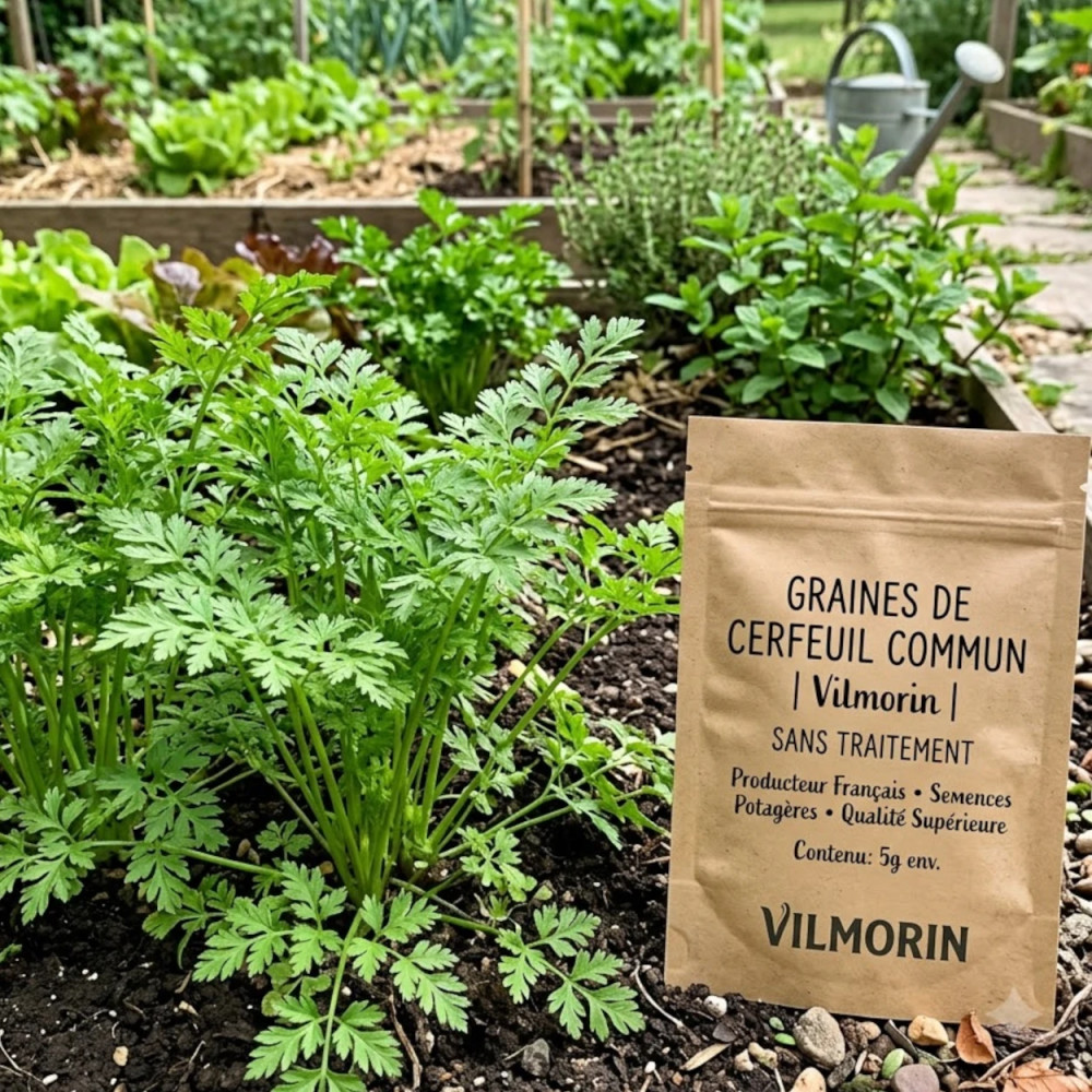 Graines de Cerfeuil commun - Sans traitement - Vilmorin
