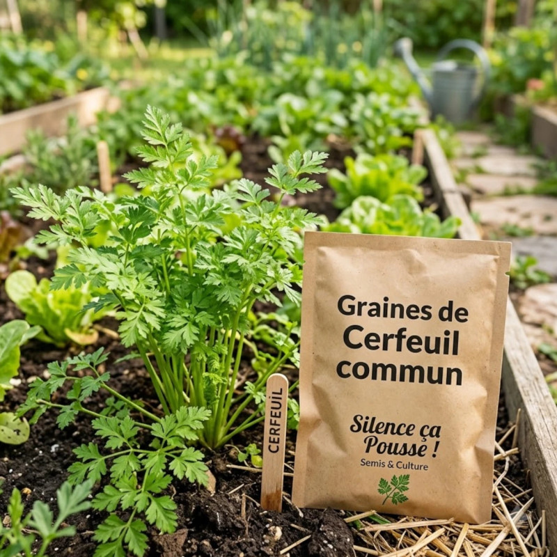 Graines de Cerfeuil commun - Silence ça Pousse !