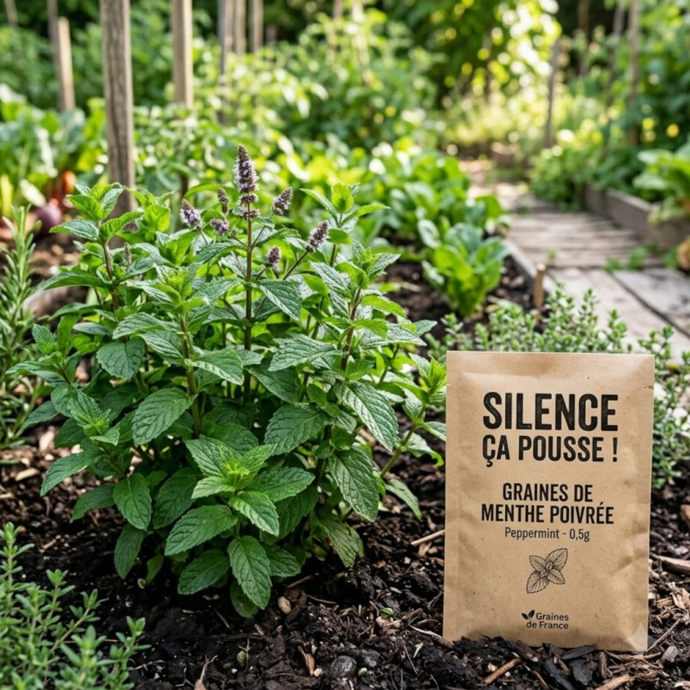 Graines de Menthe poivrée - Silence ça Pousse ! Graines de Menthe poivrée - Silence ça Pousse !