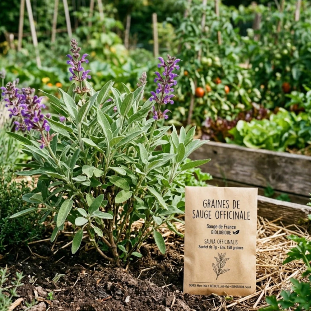 Graines de Sauge officinale Graines de Sauge officinale