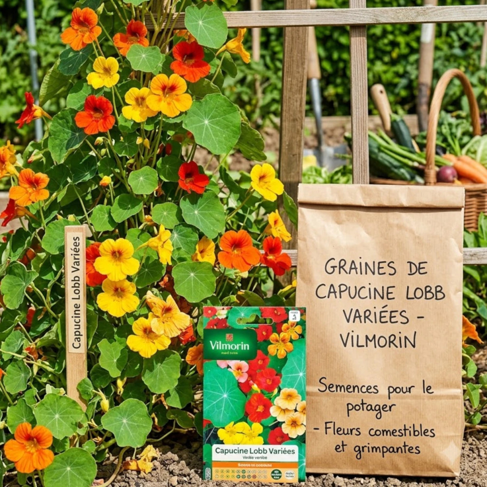 Graines de Capucine Lobb Variées - Vilmorin