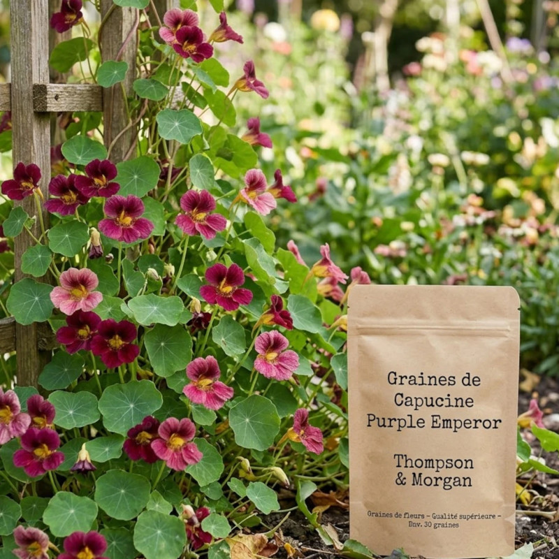 Graines de Capucine Purple Emperor - Thompson & Morgan