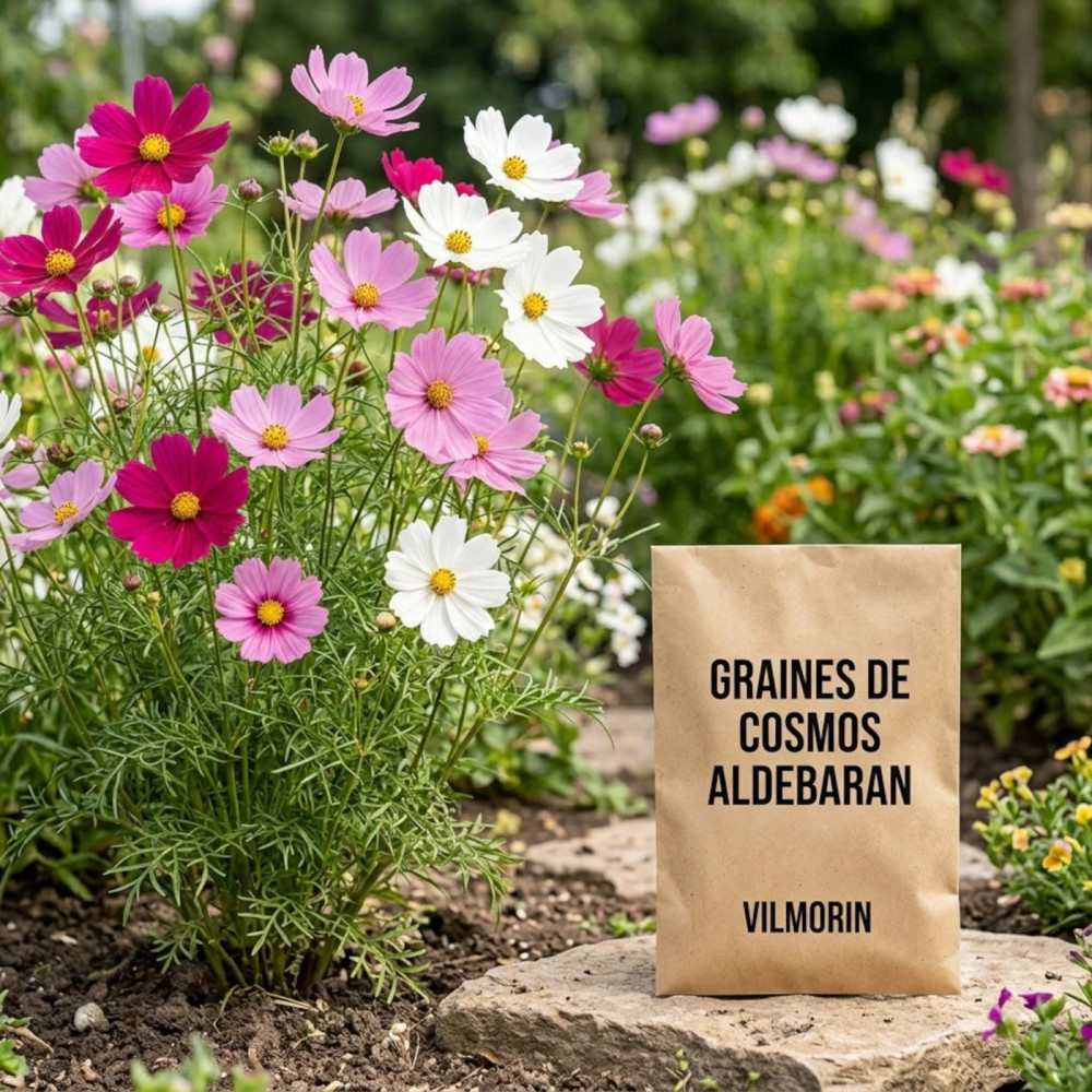 Graines de Cosmos Aldebaran - Vilmorin Graines de Cosmos Aldebaran - Vilmorin
