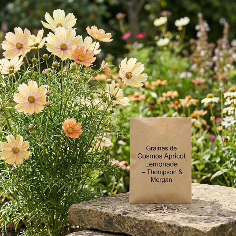 Graines de Cosmos Apricot Lemonade - Thompson & Morgan