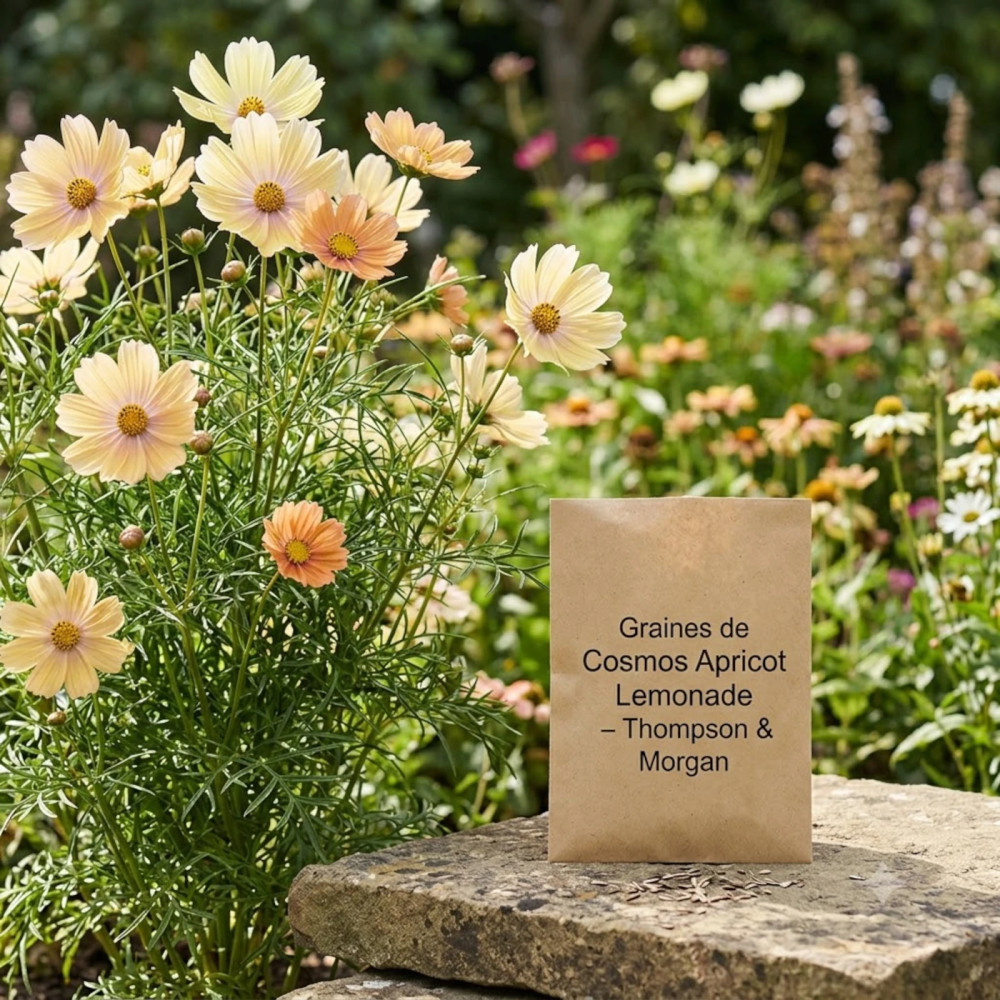 Graines de Cosmos Apricot Lemonade - Thompson & Morgan
