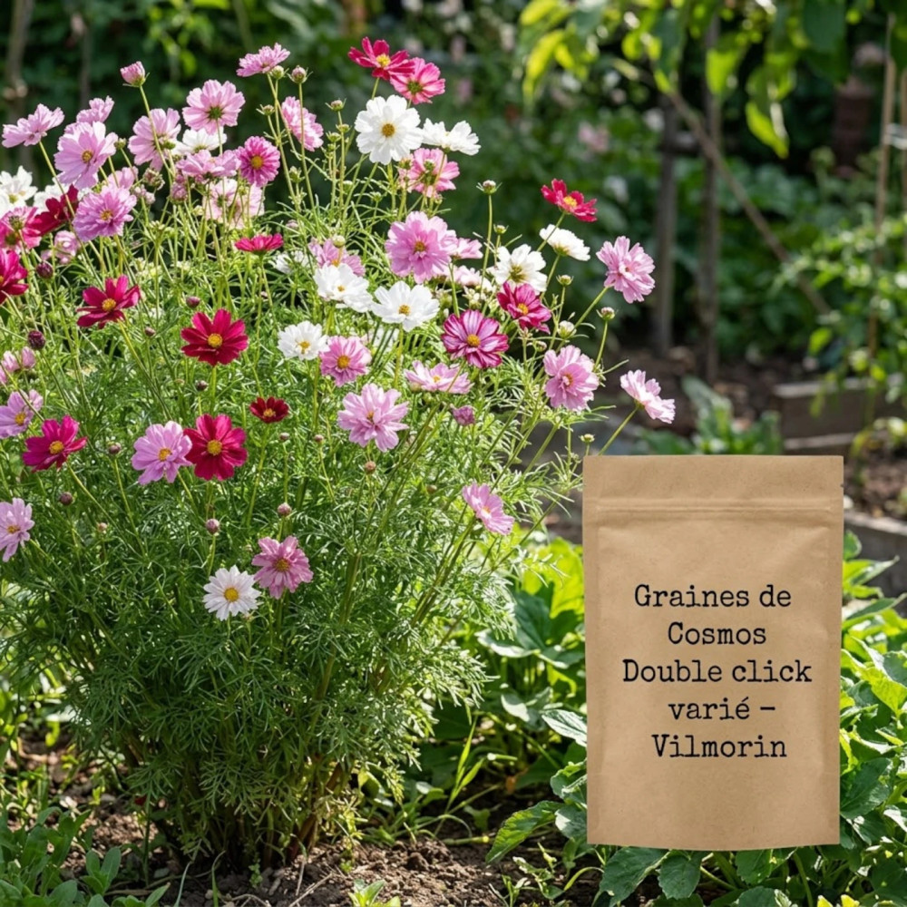 Graines de Cosmos Double click varié - Vilmorin