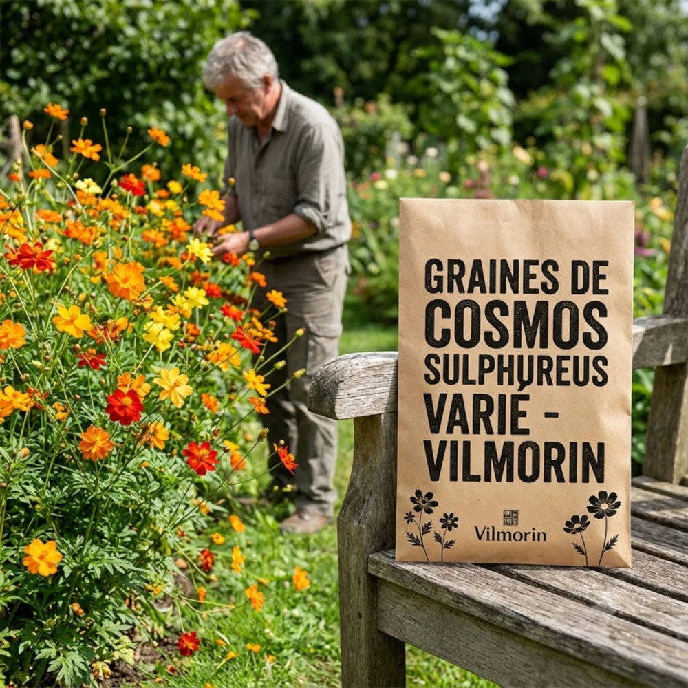 Graines de Cosmos Sulphureus varié - Vilmorin