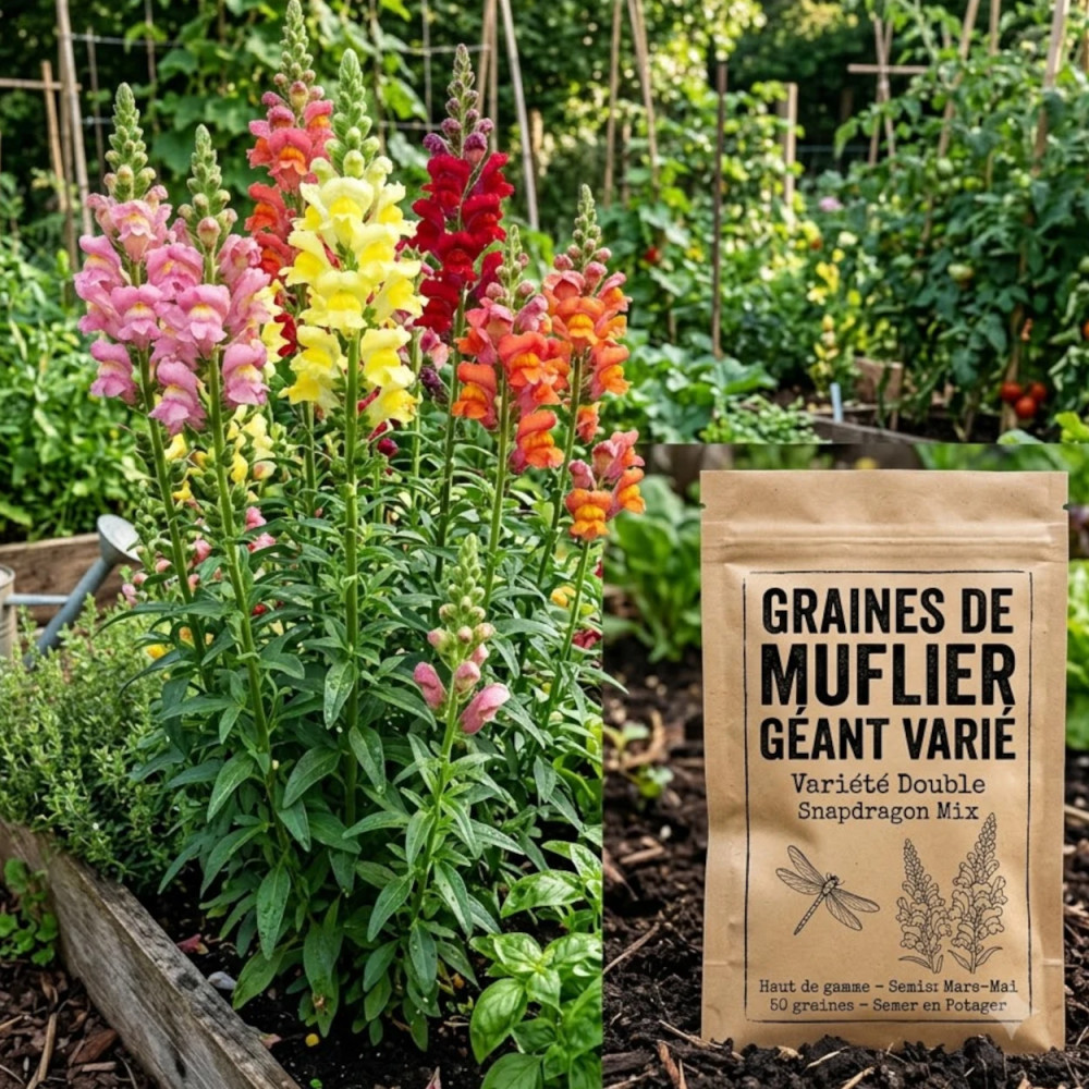Graines de muflier géant varié Graines de muflier géant varié