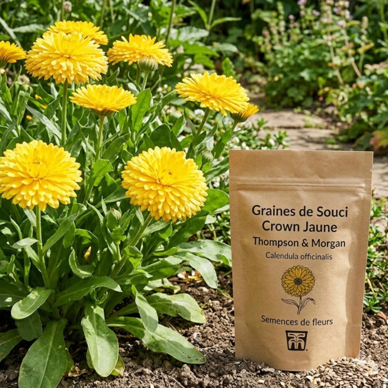 Graines de Souci Crown Jaune - Thompson & Morgan