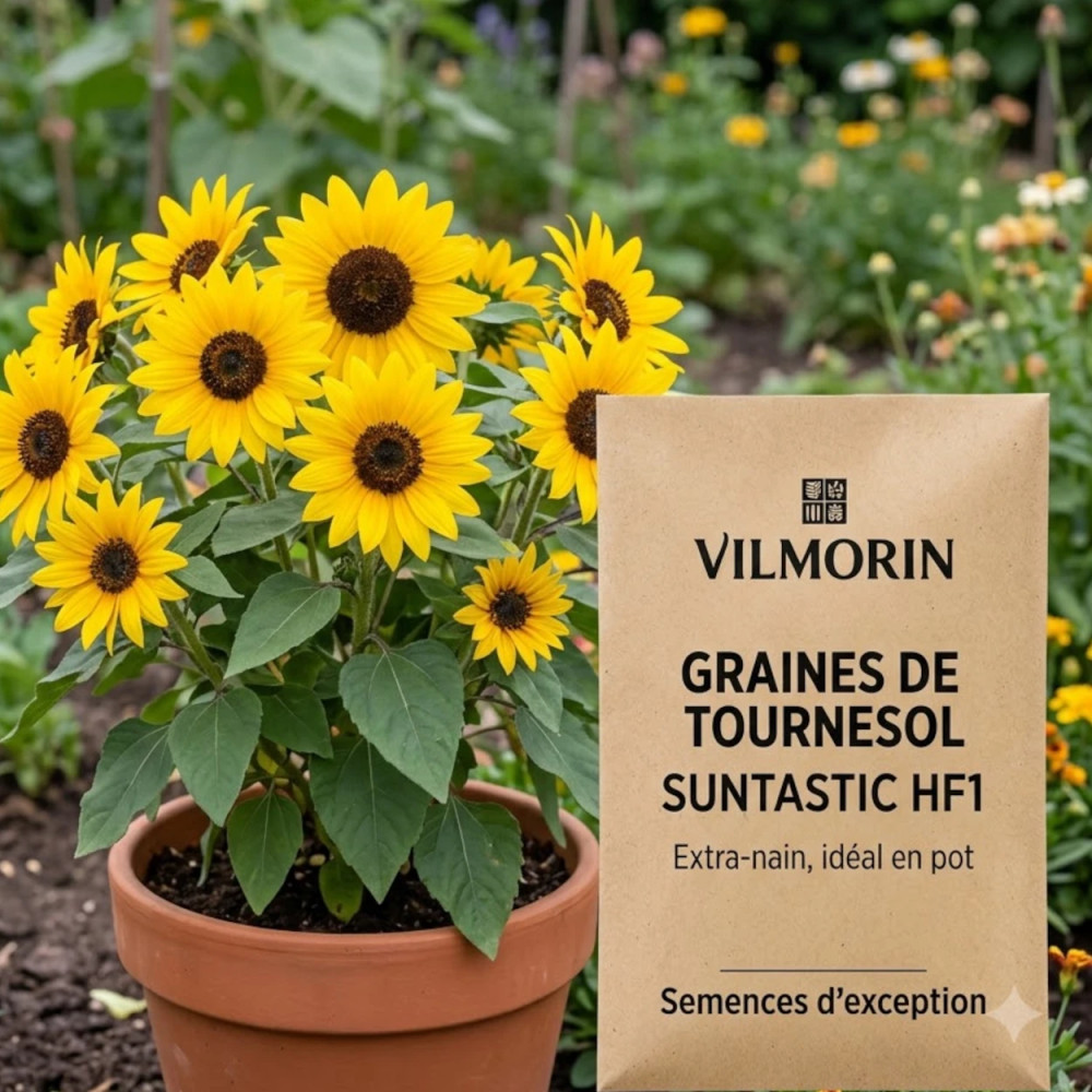 Graines de Tournesol Suntastic HF1 - Vilmorin Graines de Tournesol Suntastic HF1 - Vilmorin