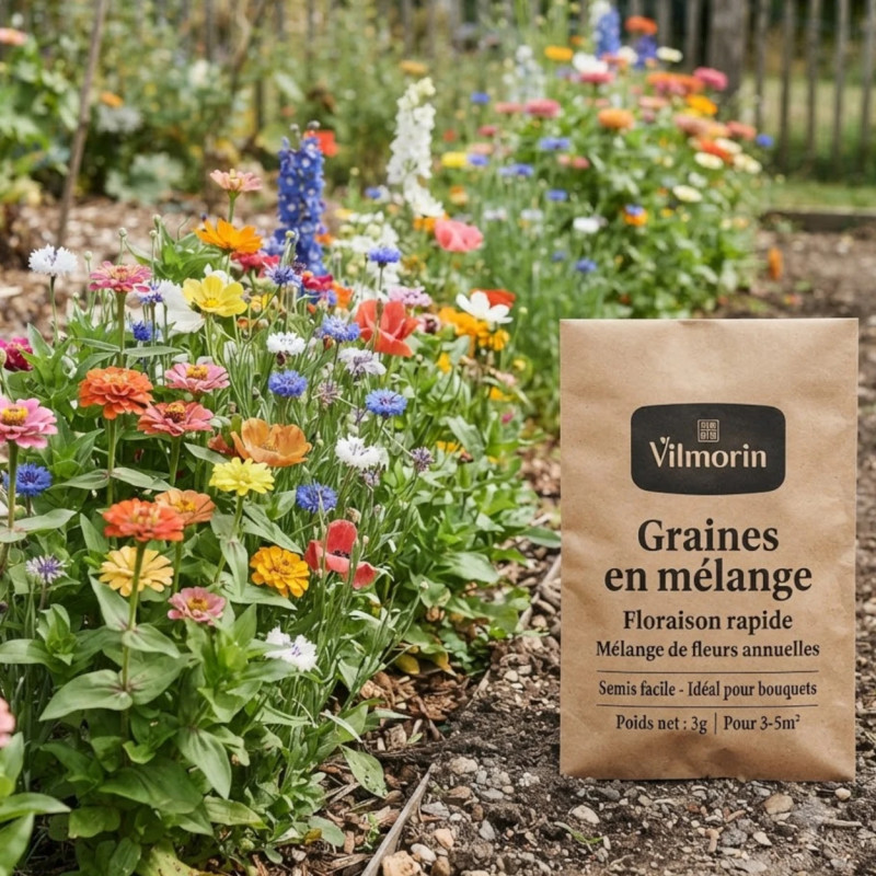 Graines en mélange - Floraison rapide - Vilmorin