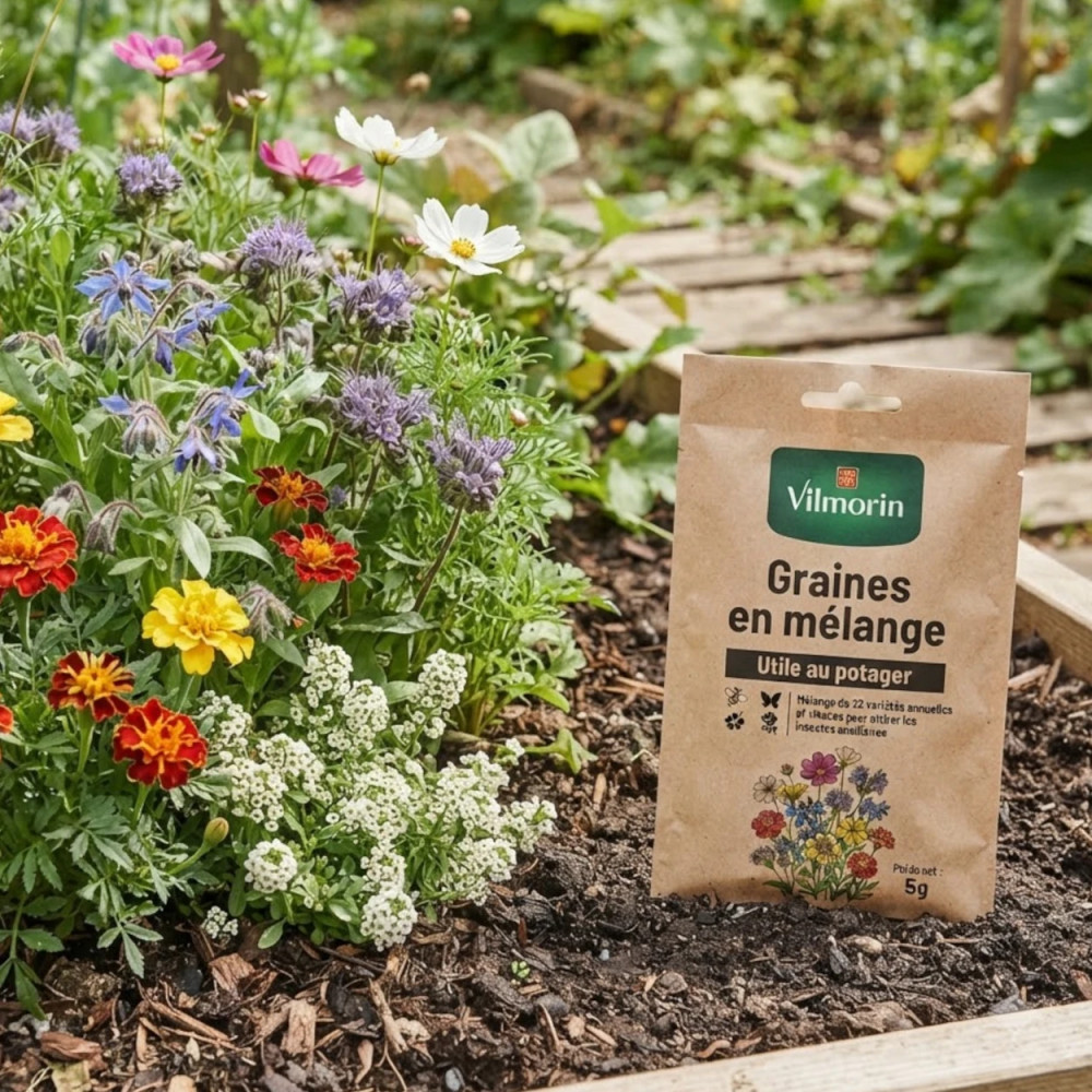 Graines en mélange - Utile au potager - Vilmorin