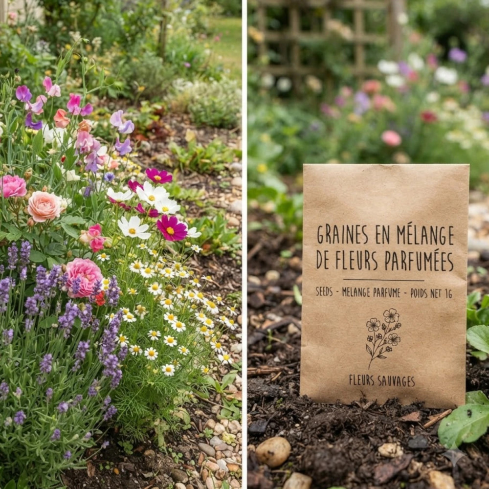Graines en mélange de fleurs parfumées