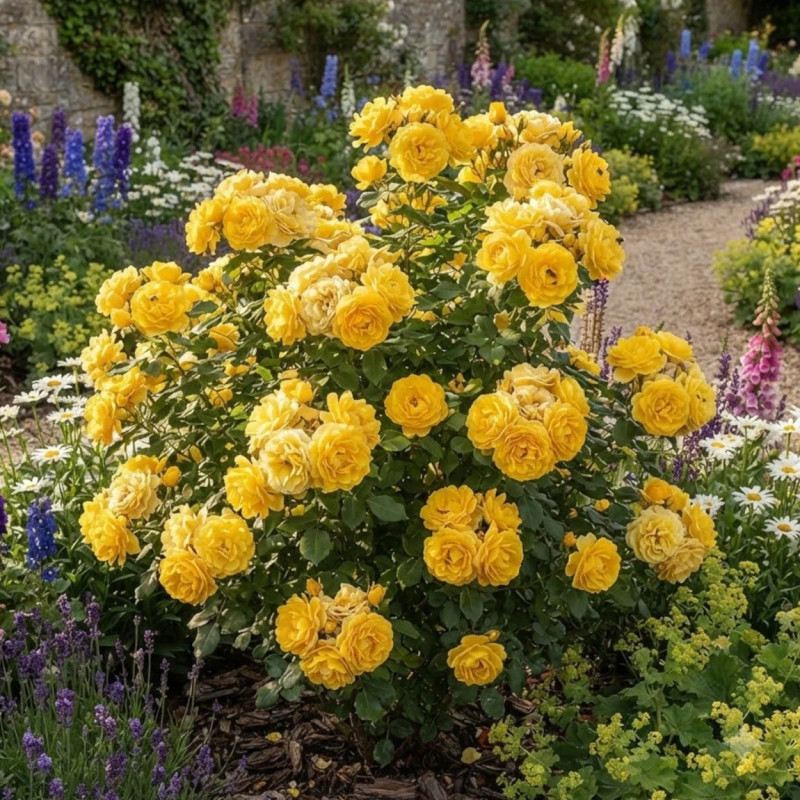 Rosier arbustif Carte D'Or® 'Meidresia'