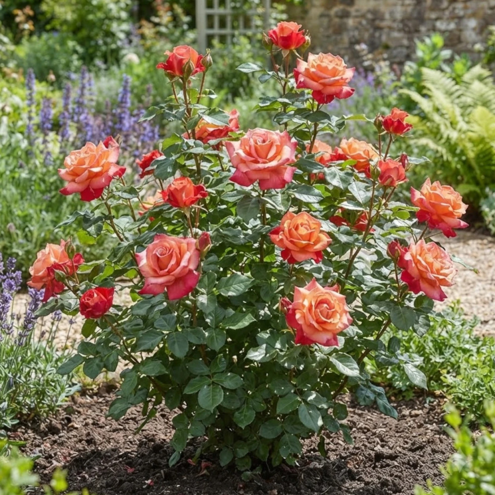 Rosier à grandes fleurs Christophe Colomb® 'Meironsse'
