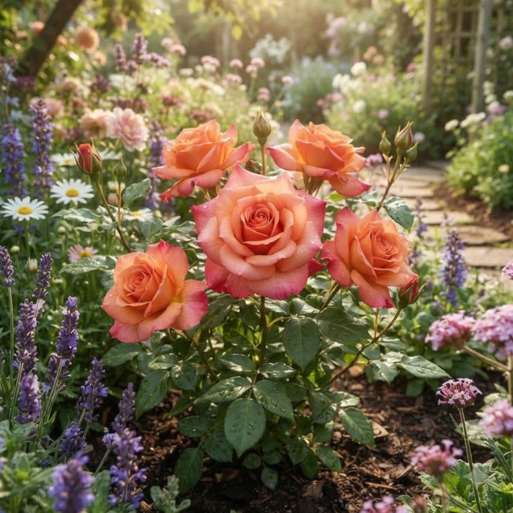 Rosier à grandes fleurs Christophe Colomb® 'Meironsse'