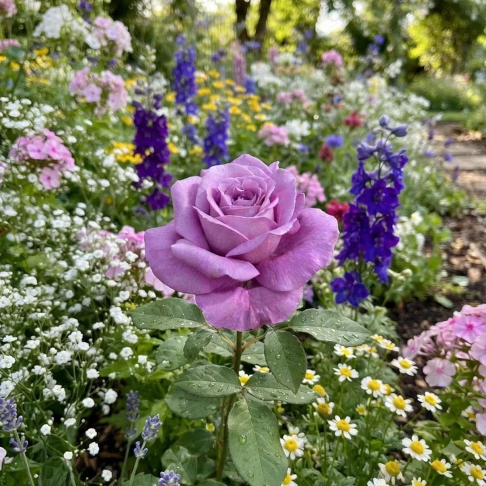 Rosier à grandes fleurs Claude Brasseur® 'Meibriacus'
