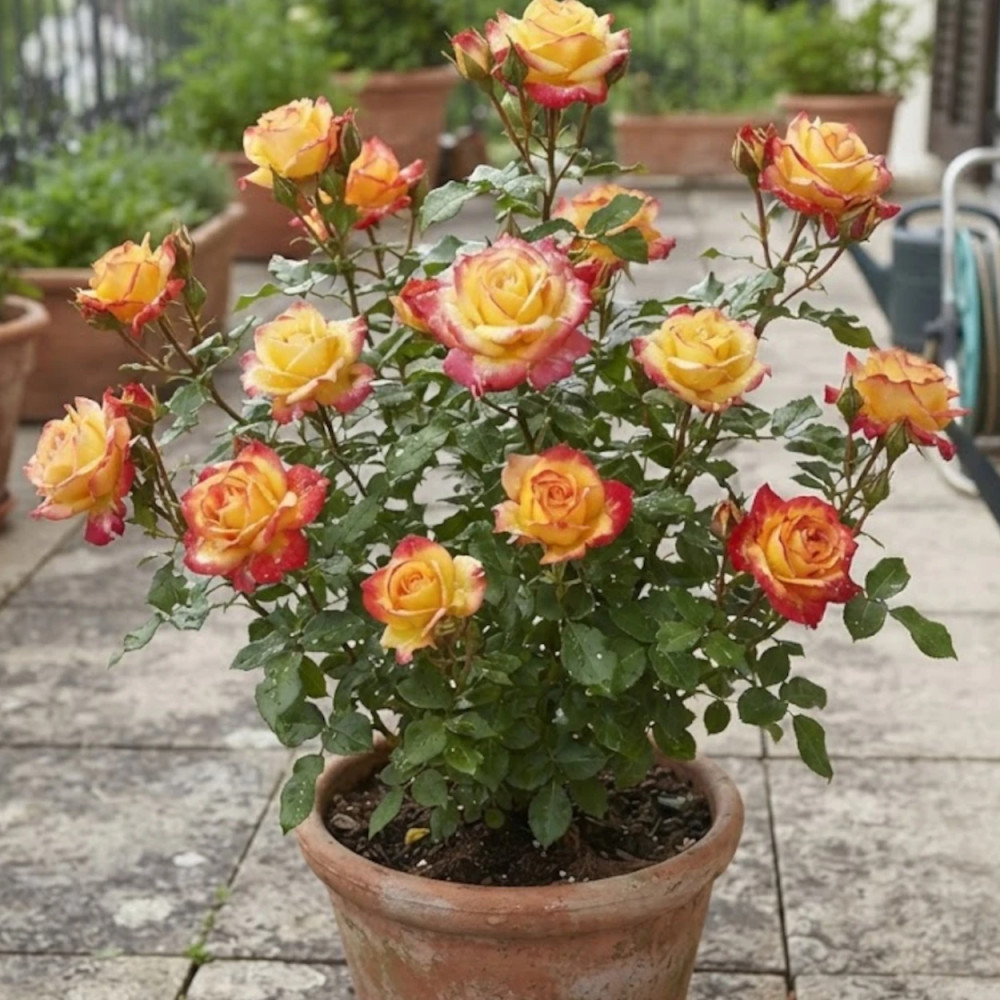 Rosier à grandes fleurs Flamina® 'Chewizard'