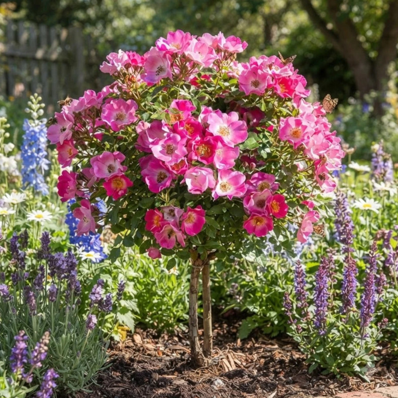 Rosier paysager Friendly® Purple 'Meicosme'